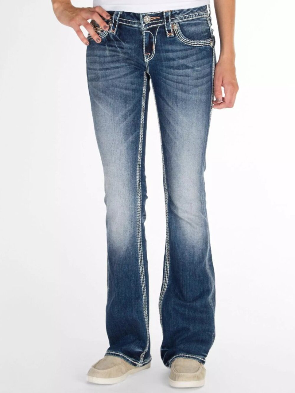 Rock Revival Kai Bootcut Size 28